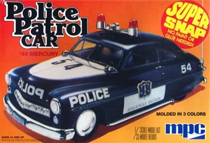 1950 Mercury Police Patrol Car Super Snap (1/25) (fs)
