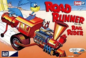 Roadrunner Cartoon Series: Road Runner Rail Rider with Road Runner Figure (fs)
