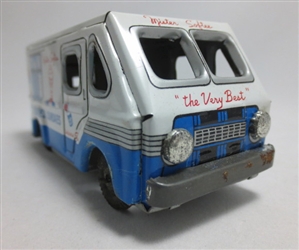Mister Softee Friction Drive Tin 1960's Ice Cream Truck (1/43)