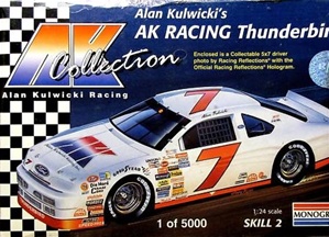 1991 Ford Thunderbird 'AK Racing' # 7 Alan Kulwicki (1/24) (fs)