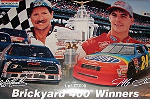 Brickyard 400 Winners Combo Earnhardt, Sr and Gordon (1/24) (fs)