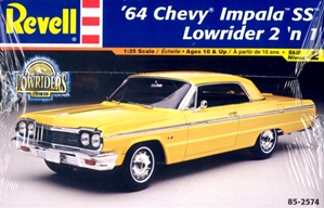 1964 Chevy Impala (2 'n 1) Stock or Lowrider (1/25) (fs)