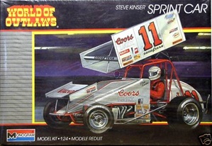 1987 Sprint Car Steve Kinser's # 11 "Coors Light" Winged Spirit (1/24) (fs)