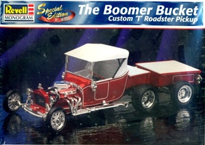 1924 Ford "Boomer Bucket" Custom 'T' Roadster Pickup with Trailer (1/24) (fs)