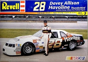 1988 Ford Thunderbird Davey Allison 'Havoline' with Figure (1/24) (fs)