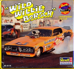 Wild Willie Borsch "Wildman" Charger Funny Car in Collector Tin (1/24) (fs)
