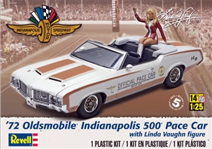 1972 Olds Indy 500 Pace Car w/ Linda  Vaughn Figure (1/25) (fs)