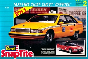 1992 Chevy Caprice Taxi or Fire Chief Snap Kit (1/25) (fs)