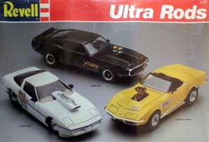 Corvette Street, Ultra Vette and Cobra Jet 'Ultra Rods' (3 Kits) (1/25) (fs)