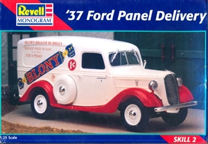 1937 Ford Panel Delivery Truck   (1/25) (fs)
