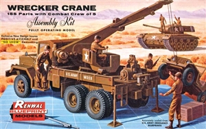 Military Wrecker Truck  (Vintage Renwal Tooling) (1:32) (fs)