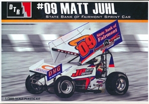 Matt Juhl #09 "State Bank of Fairmont" Sprint Car  (1/24) (fs)