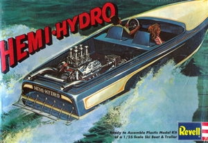 Hemi Hydro Ski Boat and Trailer (1/25) (fs) 1994 SSP