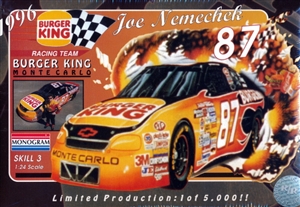 1996 Chevy Monte Carlo "Burger King" Joe Nemechek #87 Racing Reflections (1/24) (fs)