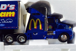 McDonald's Mac Tonight  # 94 Bill Elliot Nascar Transporter Promo (1/24) (fs) (1 of 1000)