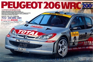 2001 Peugeot 206 WRC With Figures (1/24) (fs)