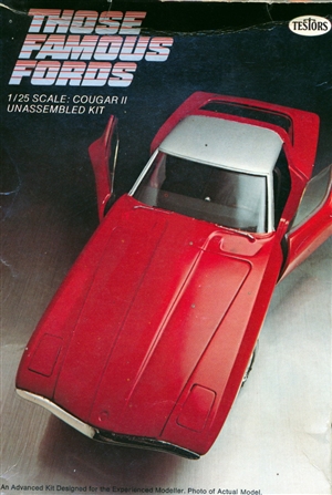 1963 Ford Cougar II Concept Show Car (1/25) (fs)
