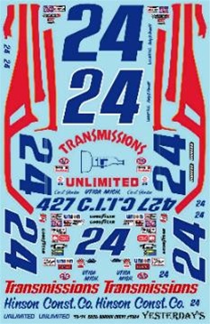 1974 Hinson Construction #24 & 1977 Transmissions Unlimited #24
