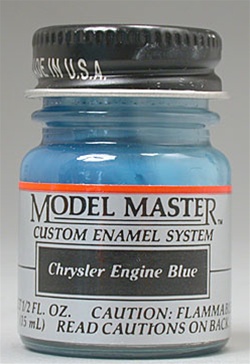 Chrysler Engine Blue Enamel