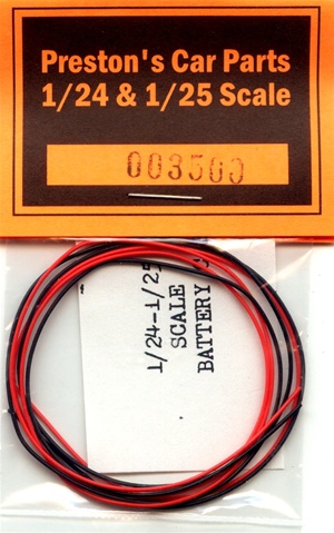 Battery Cable kit (red & black cables for several cars)