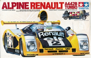 Alpine Renault A442b Turbo with motor and driver figure (1/24) (fs)