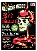 Tom Daniel Ghost of the Red Baron Glow in the Dark Red Chrome  Edition