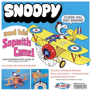 Snoopy and his Sopwith Camel with Motor (fs)