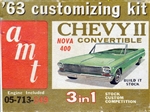 1963 Chevy II Nova 400 Convertible (3 'n 1) Stock, Custom or Competition (1/25) (See More Info)