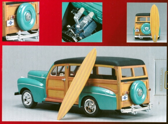 1941 Ford Woody AMT ERTL Plastic Model Kit 30052 Scale 1 25 for sale online 
