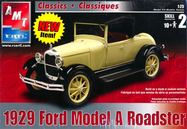 2016 Release AMT 1929 Ford Stock & Vintage Racing Body & Interior Set 1/25 
