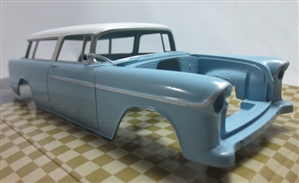 1955 Chevrolet Nomad ProShop Pre-Painted Baby Blue (1/25) (fs)