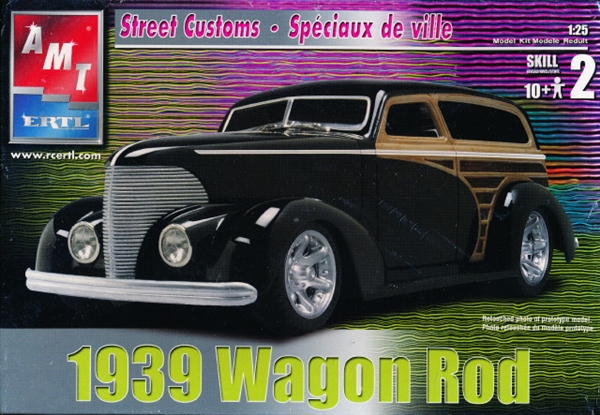 AMT Custom 1939 Wagon Street Rod Decals & Instructions 1/25 Scale 
