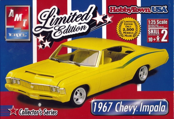 1967 Chevy Impala Flat Stock Hood fits AMT/ERTL Kit #6207 FAB Resinworks 25502 