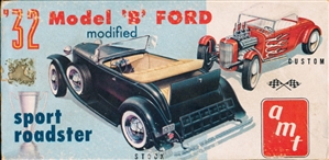 1932 Model 'B' Ford Sport Roadster (3 'n 1) Stock, Custom or Competition (1/25) 1960 Issue