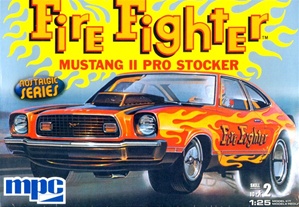 1974-1976 Ford Mustang II Pro Stock 'Firefighter' (1/25) (fs)
