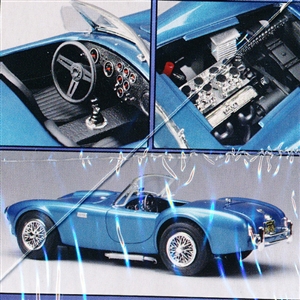 1963 SHELBY COBRA 289 ROADSTER GAUGE FACES for 1/25 scale AMT kits
