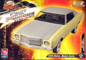 1970 Monte Carlo 2 'n 1 Build stock or lowrider version from 'Fast & Furious 3' Movie 1/25 kit