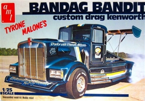 Tyrone Malone's "Bandag Bandit" Custom Drag Kenworth  (1/25) (fs)