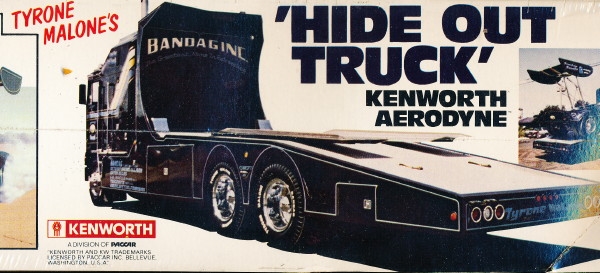 AMT 1158 1/25 Hideout Transporter Kenworth Tyrone Malone Truck for sale online 