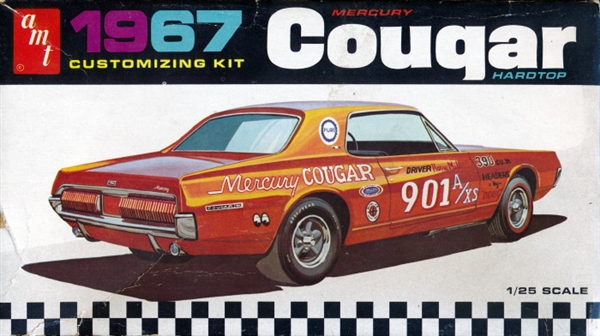 Details about   Dyno Don 67 Mercury Cougar Hard Body UNBUILT Slot Car MPC 1:25 LBR MODEL PARTS 