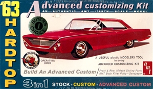 1963 Ford Galaxie 500 XL Sports Hardtop (3 'n 1) Stock, Custom or Advanced (1/25) (fs)