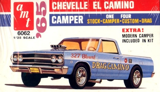 Model Truck Parts AMT 1965 Chevy El Camino Interior 1/25 