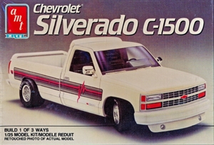 1990 Chevy "Silverado" C-1500 Pickup  (3 'n 1) Street, Custom or Stock (1/25) (fs)