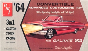 1964 Ford Galaxie 500XL Convertible With Working Lights (3 'n 1) Stock, Custom or Racing (1/25)
