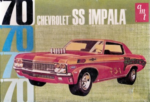 1970 Chevy Impala SS Hardtop (3 'n 1) Stock, Custom or Race (1/25) (fs)