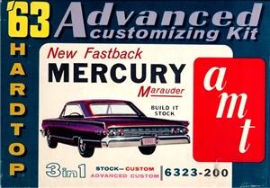 1963 Mercury Monterey Marauder S55 Fastback (3 'n 1) Stock, Custom or Advanced Custom (1/25)