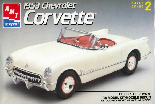 AMT 1953 Chevrolet Corvette Kit 8314 Snapfast Plus 1 25 for sale online 