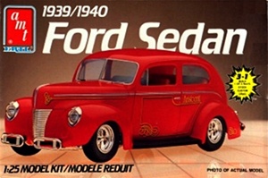 1939 Ford 39/40 Sedan (3 'n 1) Stock Drag Custom (1/25) (fs)