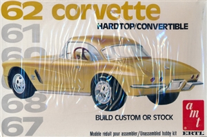 1962 Chevy Corvette Hardtop or Convertible (2 'n 1) Stock or Custom (1/25) (fs)