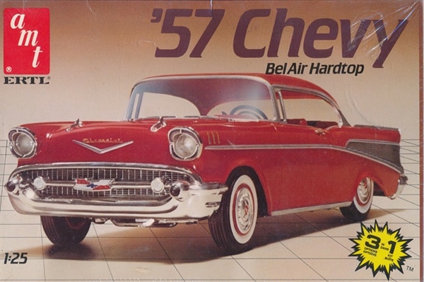 Details about   AMT/ERTL 1957 CHEVY Bel Air Sport Coupe kit#6563 Open Box Factory Sealed Parts 